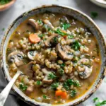 Vegan Mushroom Barley Soup