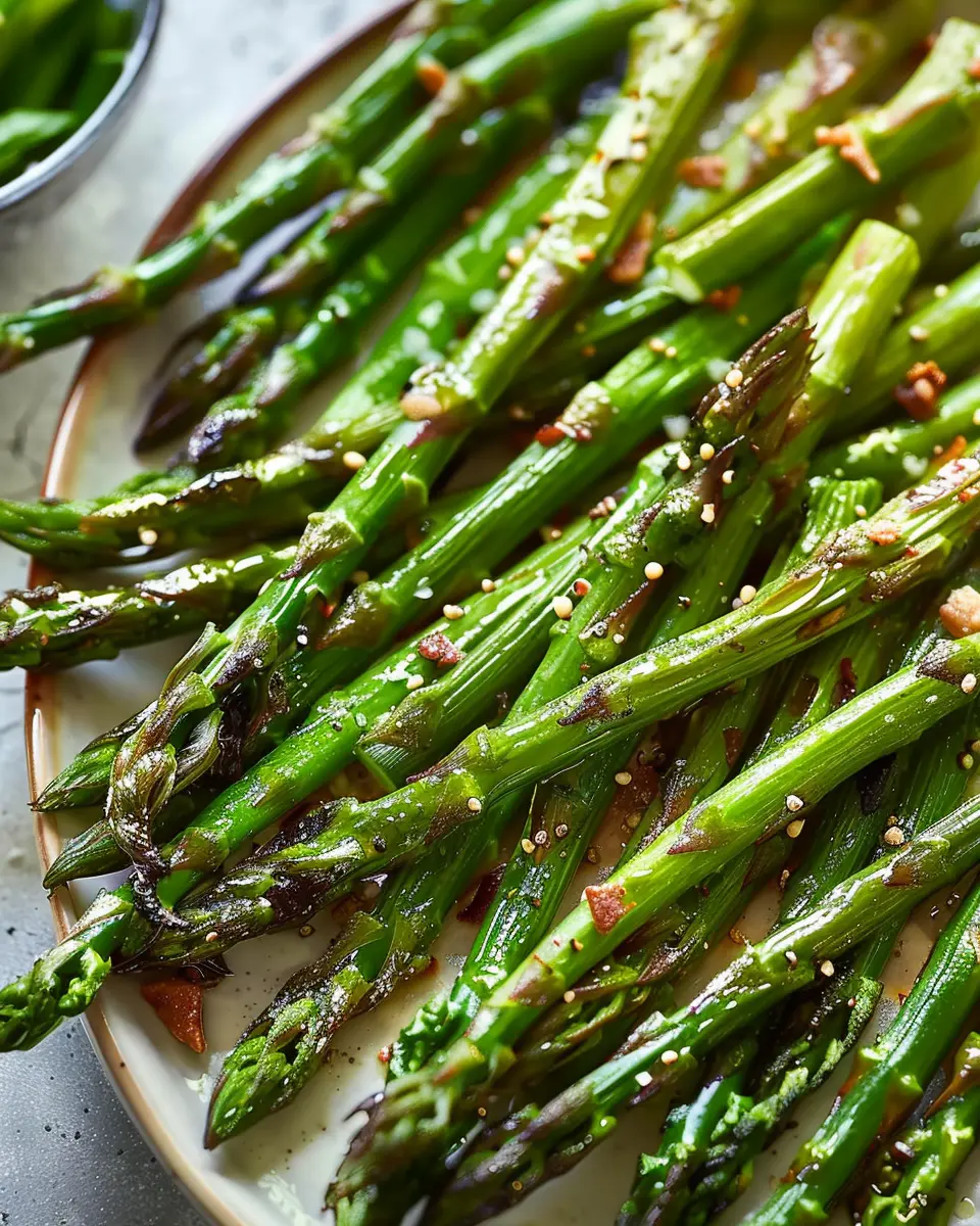 Oven-Roasted Asparagus: The Best Easy Recipe with Turkey Bacon