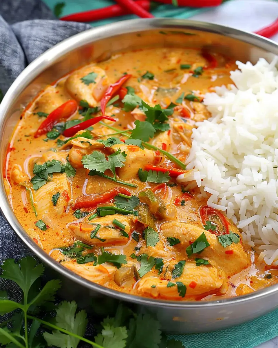 Easy Thai Red Curry Chicken: A Deliciously Quick Weeknight Meal