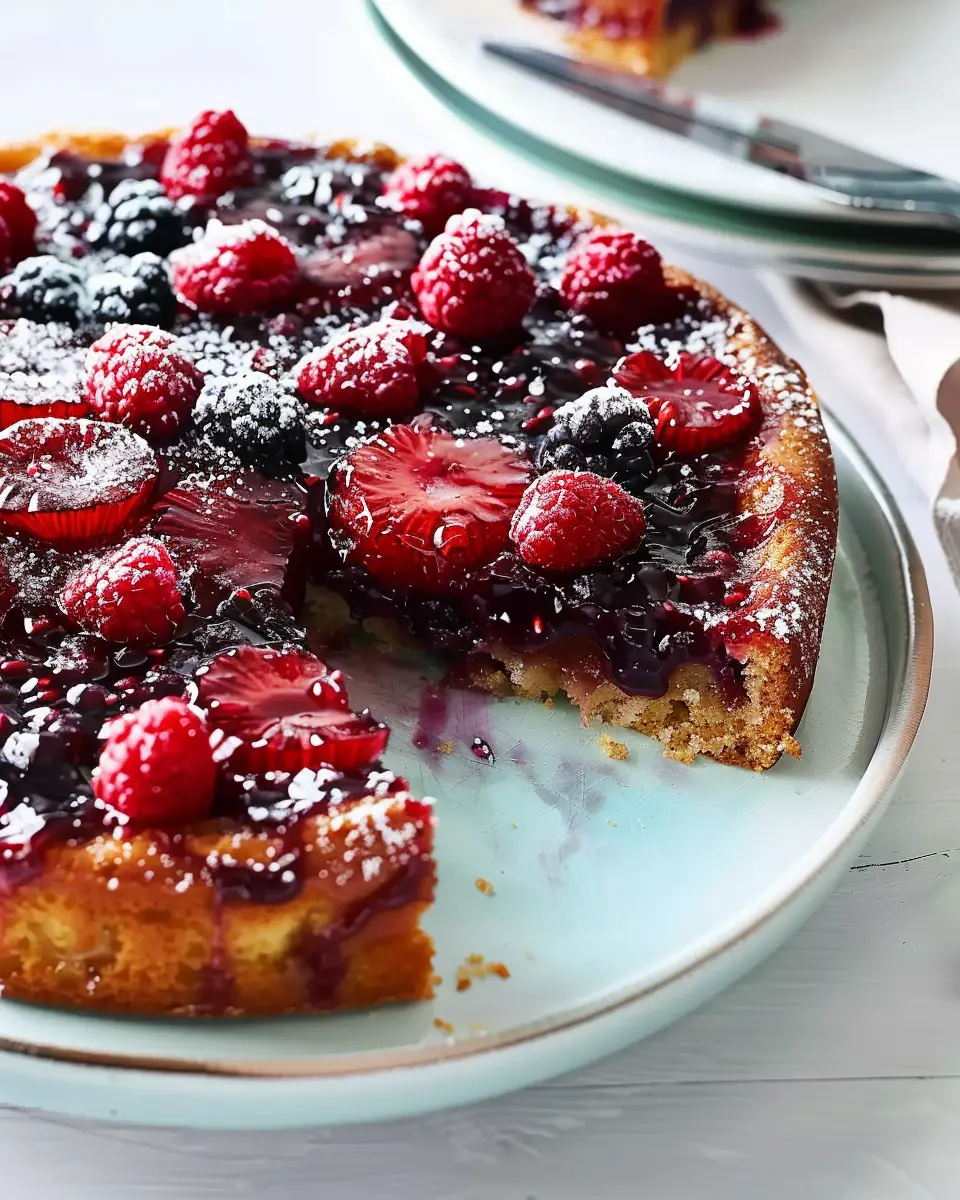 Berry Upside-Down Cake: A Joyful Twist on a Classic Dessert