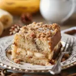 Banana Crumb Coffee Cake with Streusel Topping