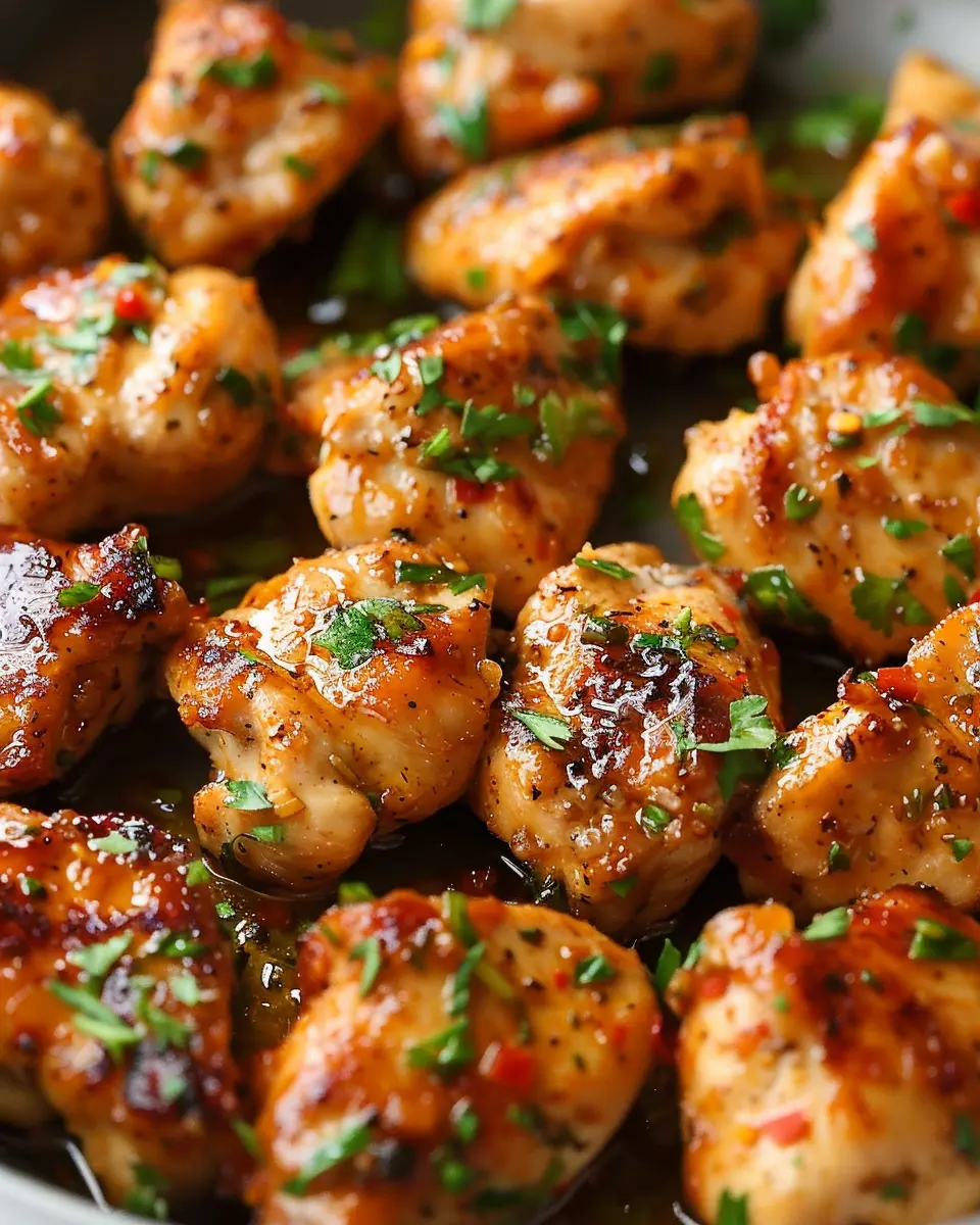 15 Minute Garlic Butter Chicken Bites: Juicy and Easy Recipe