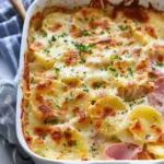 Easy Scalloped Potatoes and Ham