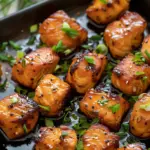 Mouthwatering Honey Garlic Salmon Bites