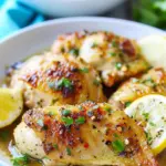 Slow Cooker Lemon Garlic Chicken