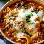 One Pot Lasagna Soup