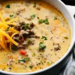 The Best Cheeseburger Soup