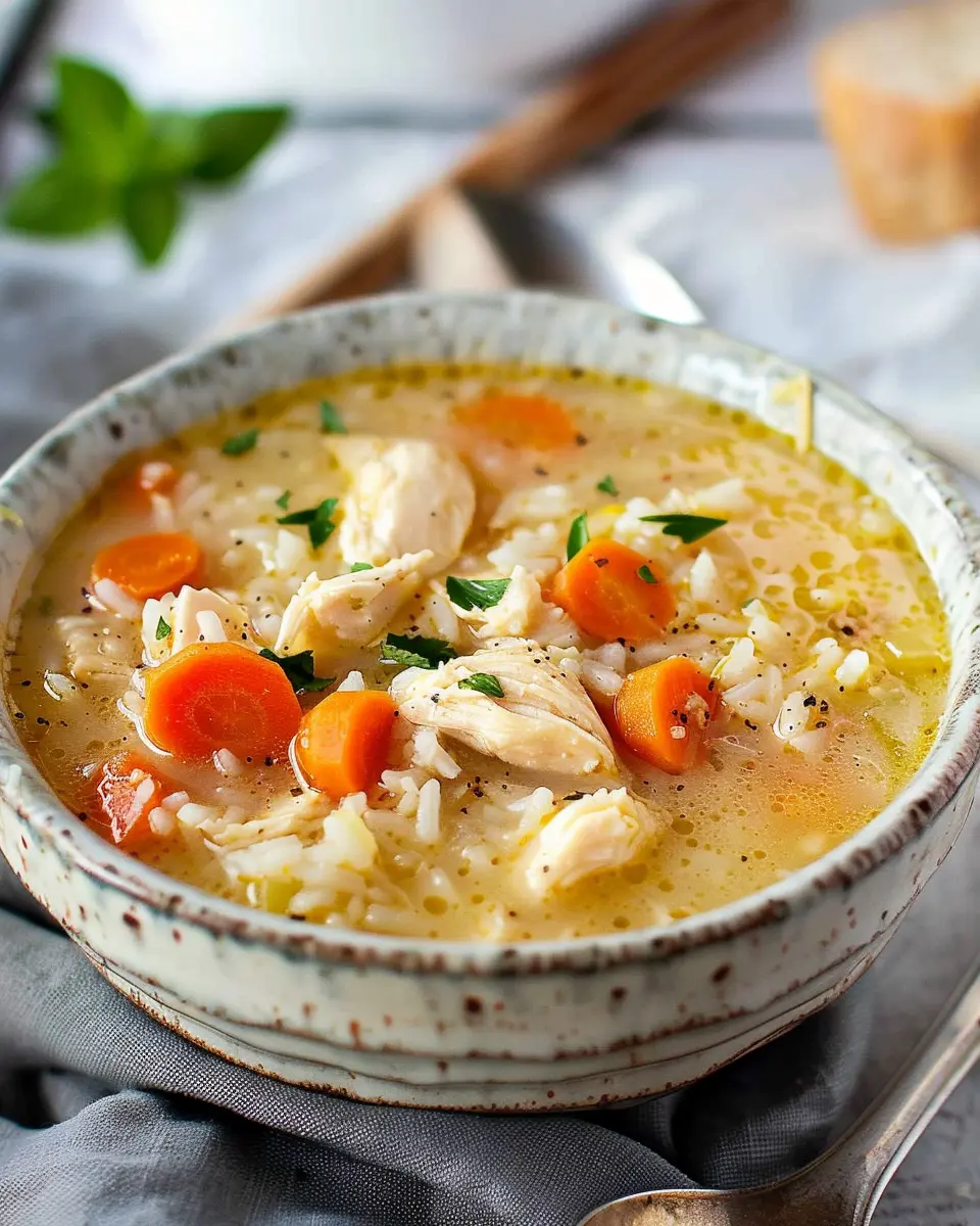 Easy Chicken and Rice Soup: Comforting and Healthy Weeknight Meal