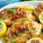 Crock Pot Lemon Garlic Chicken