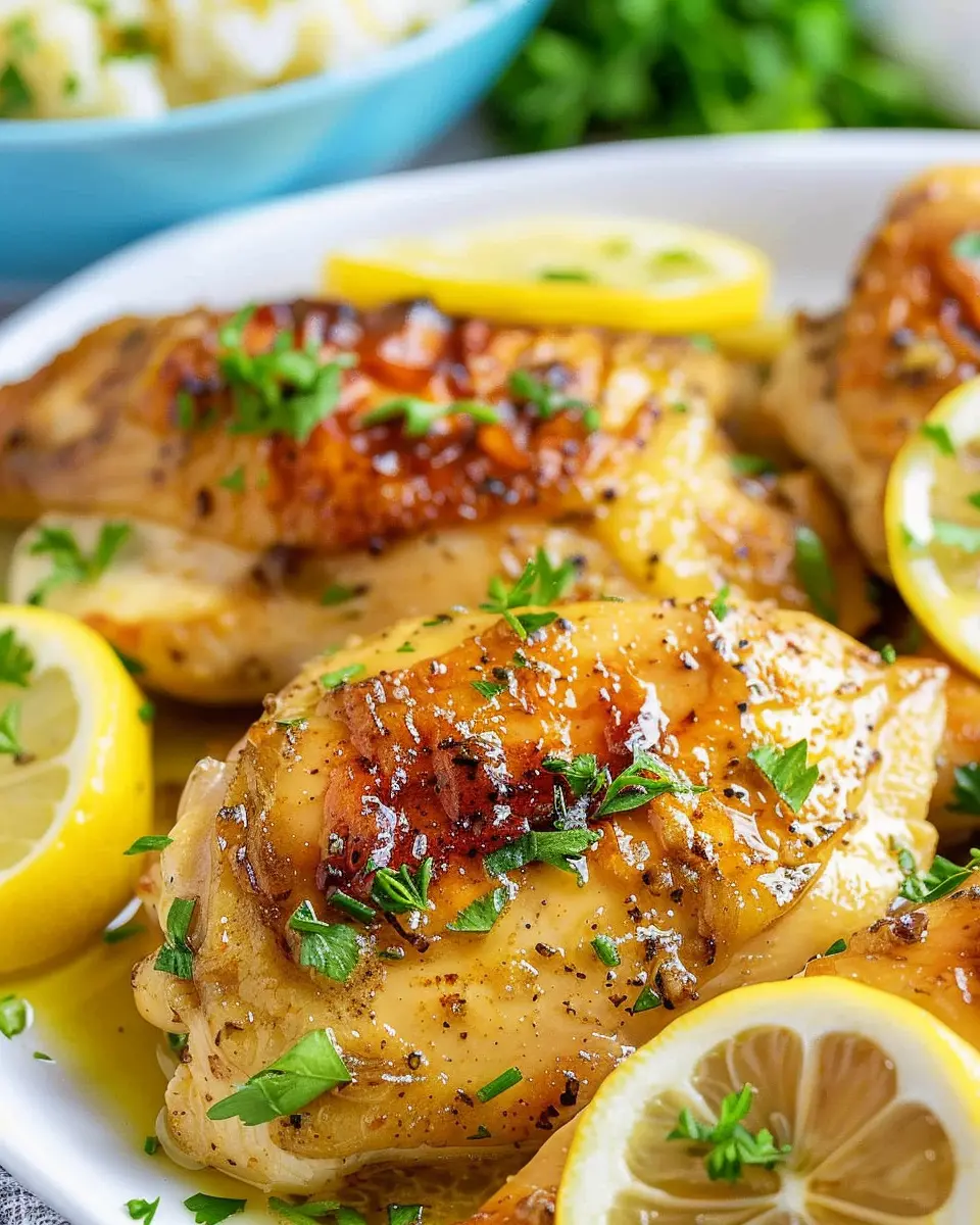 Crock Pot Lemon Garlic Chicken: Easy Recipe for Juicy Flavor