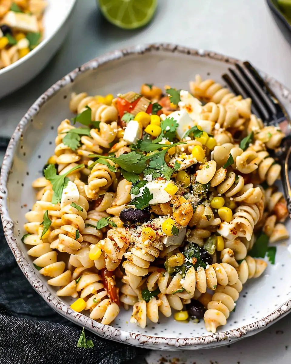 Mexican Street Corn Pasta Salad: The Best Easy Recipe for Summer