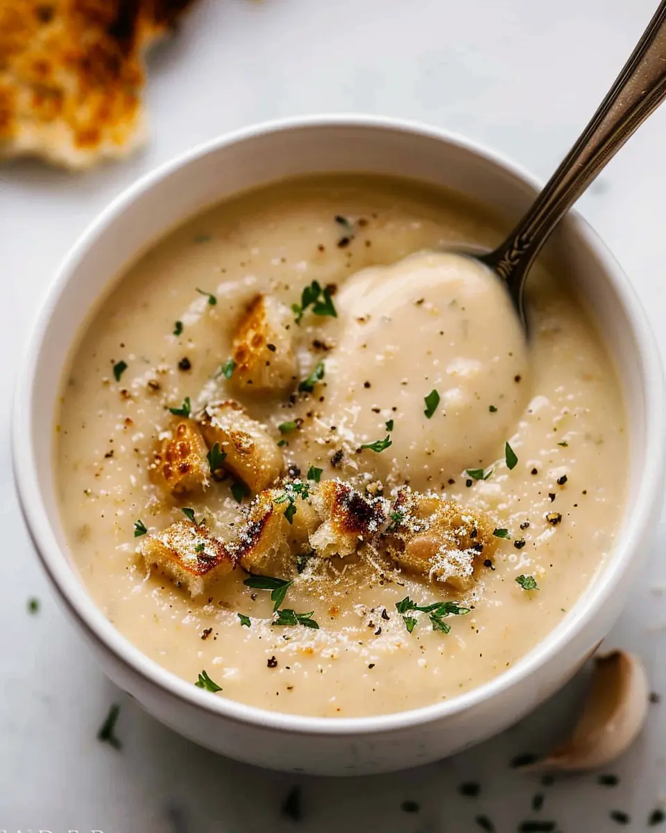 Roasted Garlic Soup – Rich and Creamy Comfort for Cozy Evenings