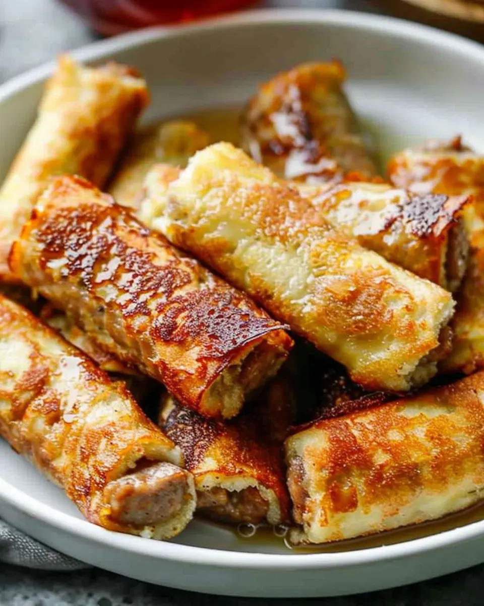 Sausage French Toast Roll-Ups: Easy and Indulgent Breakfast Delight
