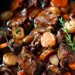 Slow Cooker Beef Bourguignon