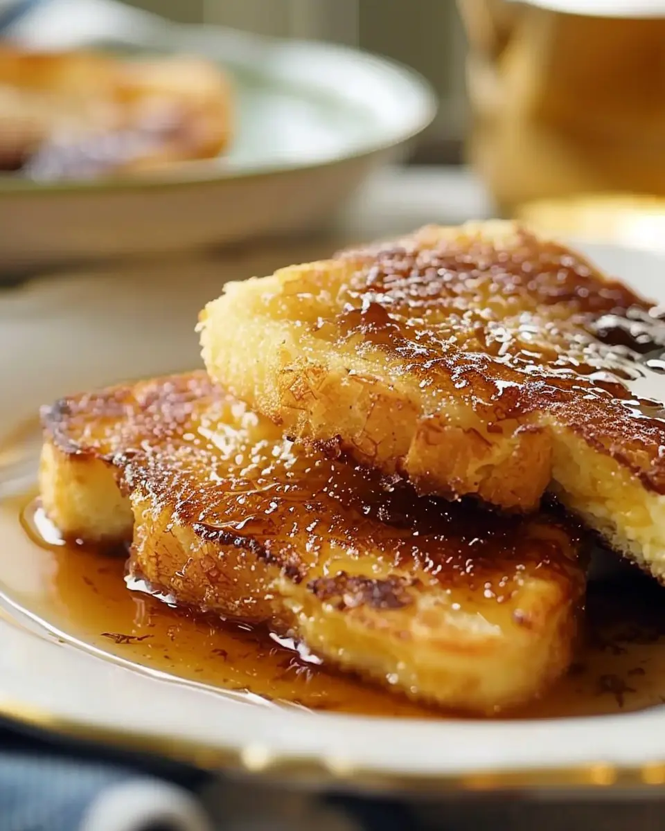 Crème Brûlée French Toast: Indulgent Breakfast with Turkey Bacon