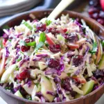 Apple Cranberry Coleslaw