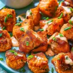 Crispy Salmon Bites with Sauce