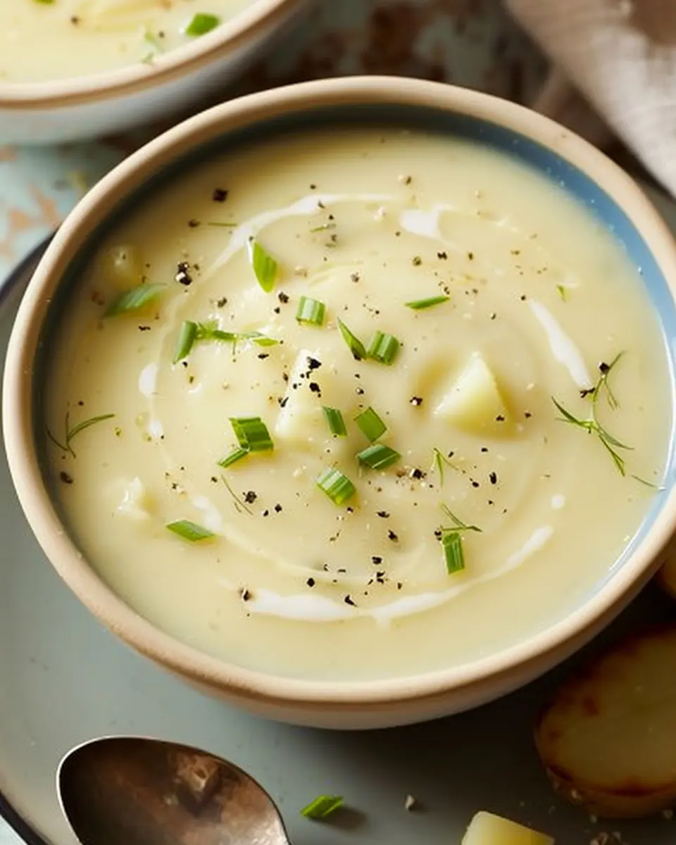 Creamy Leek and Potato Soup Recipe with Turkey Bacon Bliss