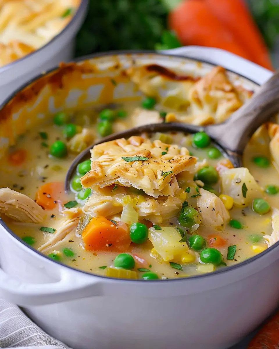 Chicken Pot Pie Soup: An Easy, Cozy Recipe with Turkey Bacon