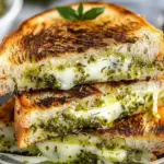Sourdough Pesto Grilled Cheese