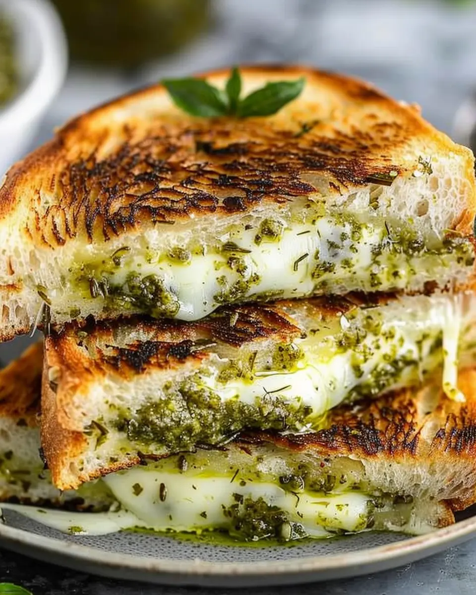 Sourdough Pesto Grilled Cheese: The Best Comfort Food Twist
