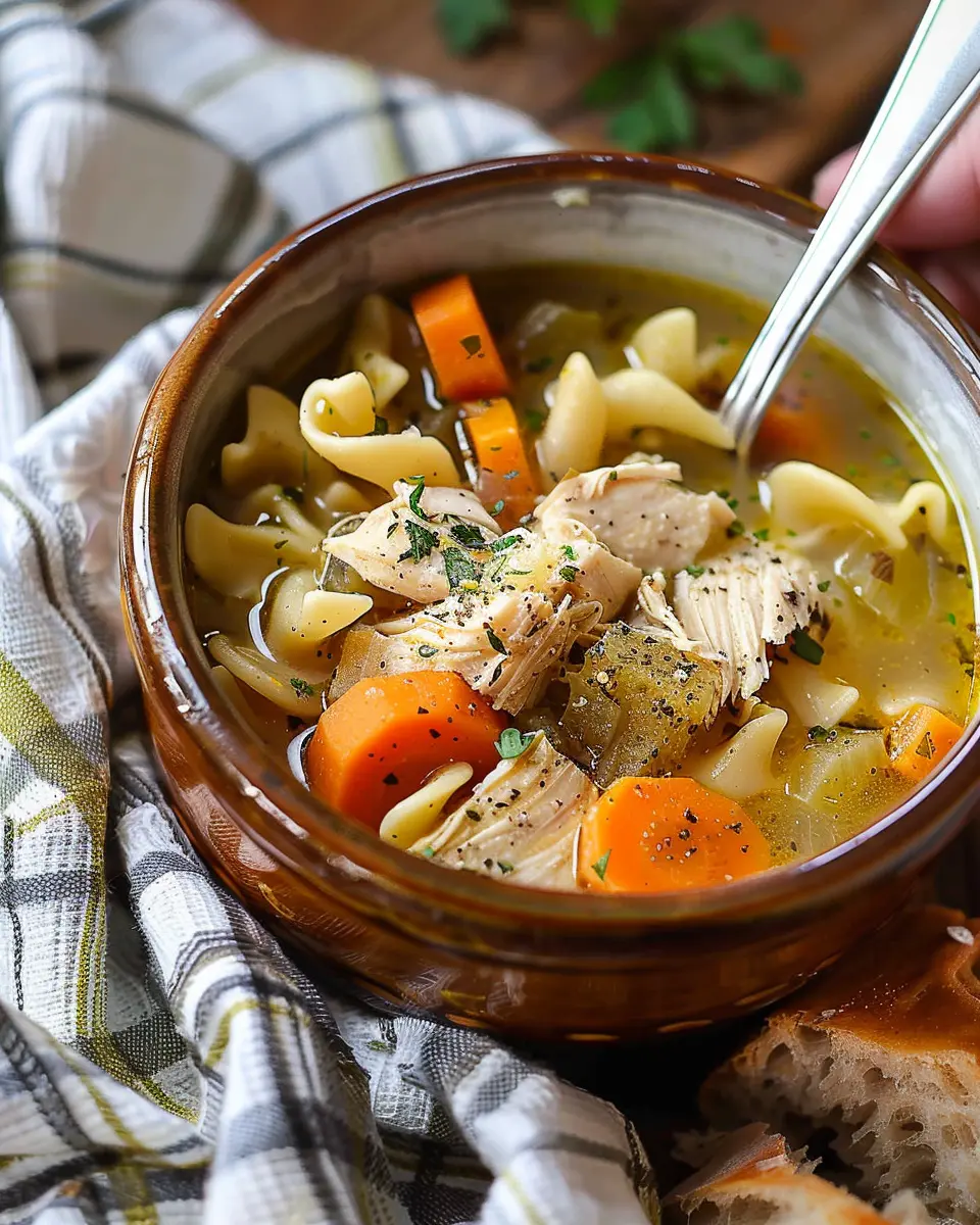 Homestyle Chicken Noodle Soup: The Best Comfort Food Recipe