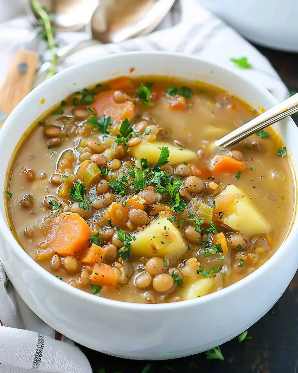Easy Lentil Potato Soup Recipe: Cozy Comfort for Your Dinner Table