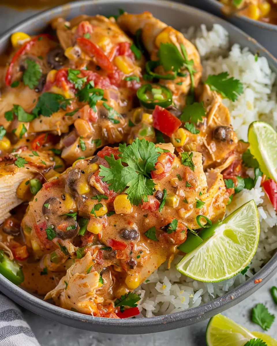 Fiesta Chicken Crock Pot Recipe: Easy, Flavorful Family Dinner
