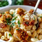 Honey Pepper Chicken Mac and Cheese
