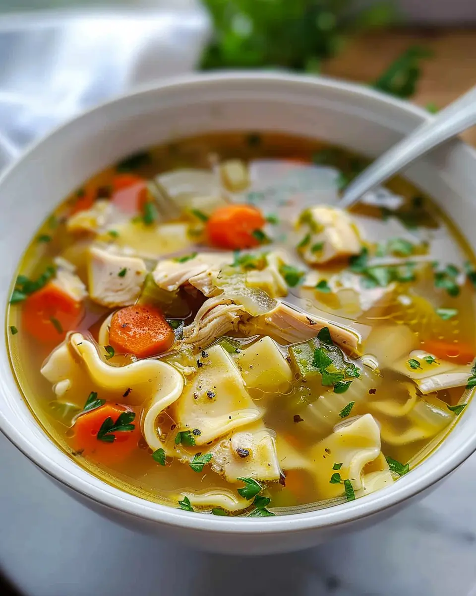 Homestyle Chicken Soup: Easy Recipe for Cozy Family Dinners