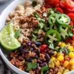 Easy Healthy Taco Rice Bowl