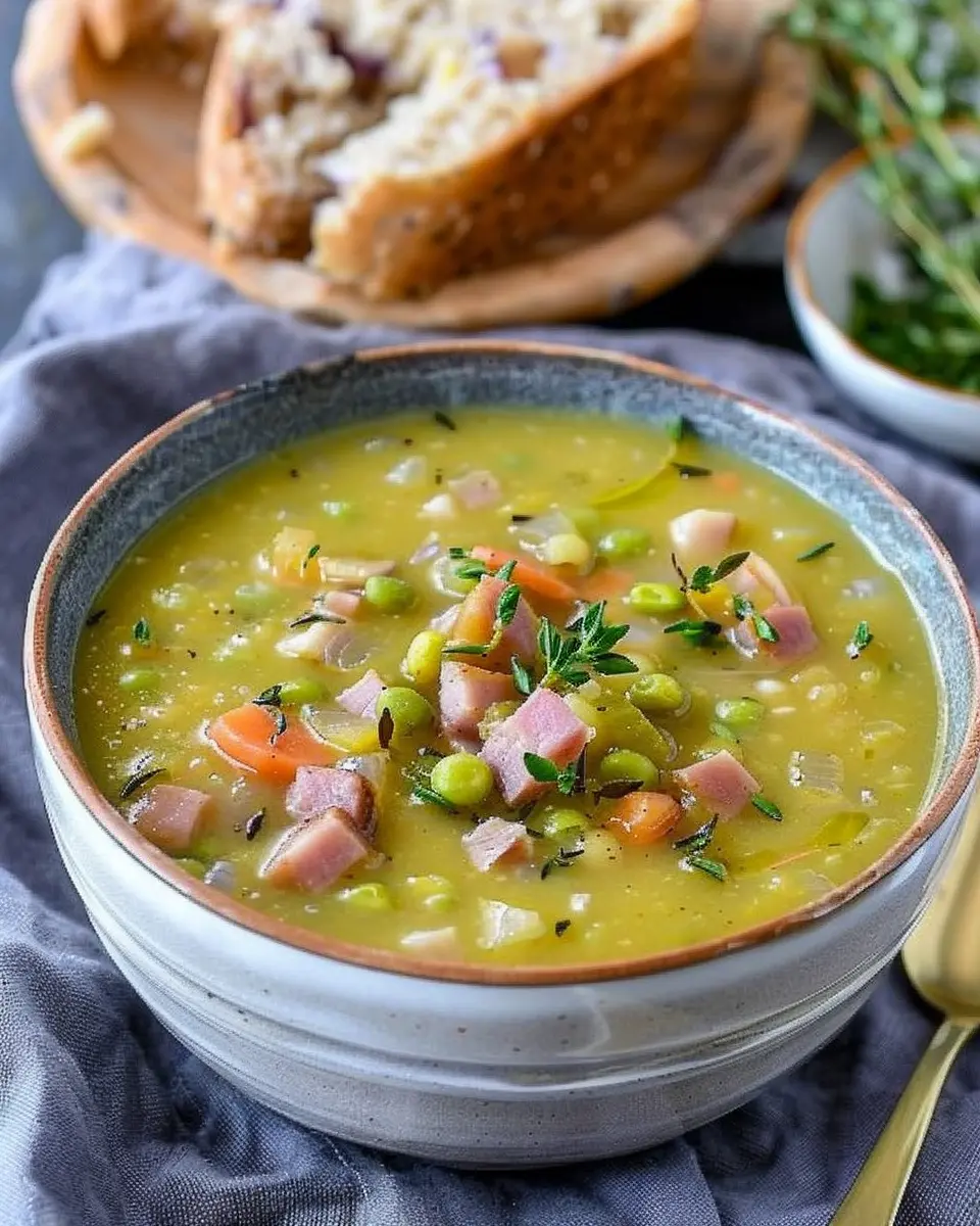 Ham and Split Pea Soup Recipe: A Cozy and Easy Chicken Ham Delight