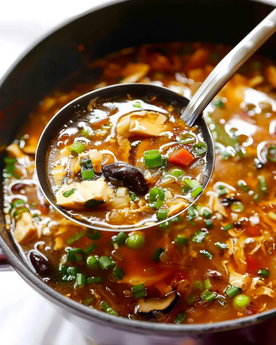 Hot and Sour Soup Made Easy: A Delicious Twist with Turkey Bacon