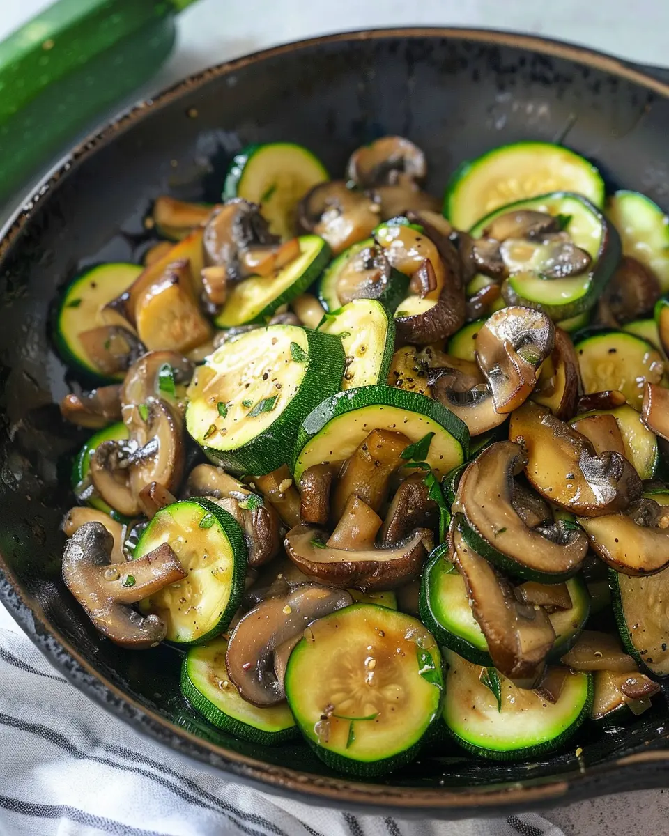 Quick Sautéed Zucchini and Mushrooms: A Simple, Flavorful Delight
