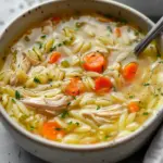 Lemon Chicken Orzo Soup