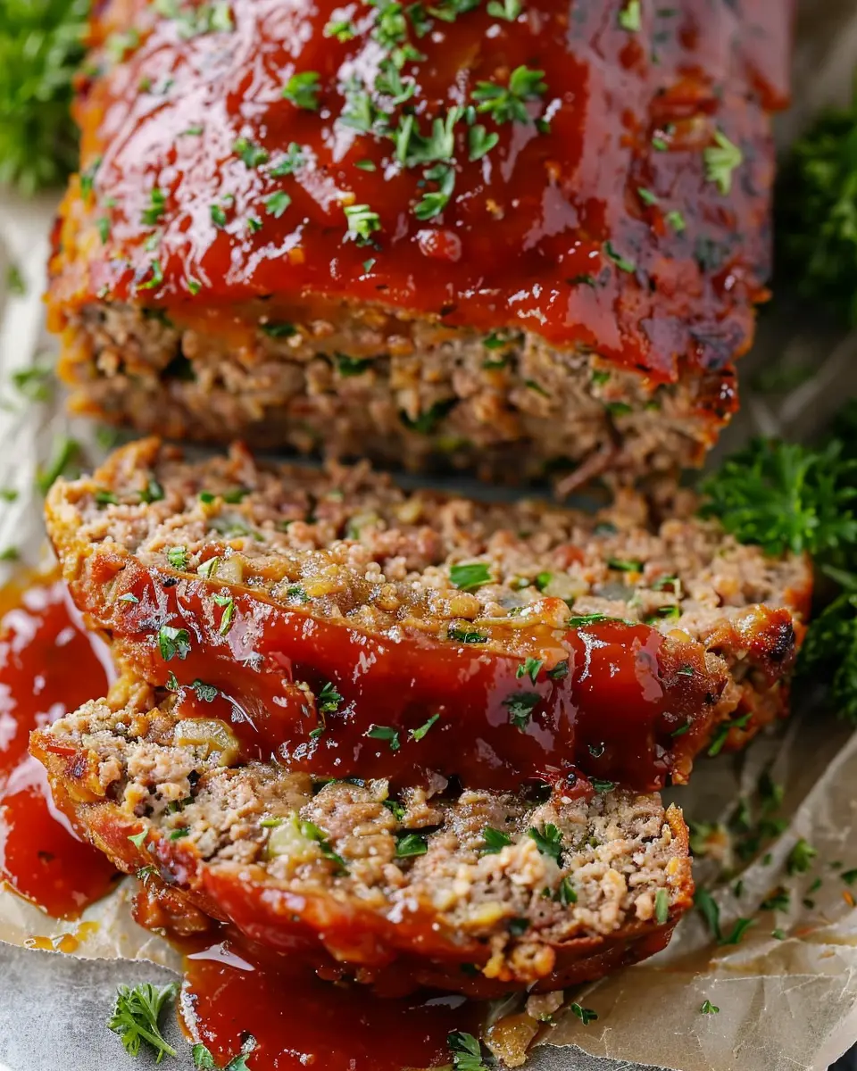 The Best Meatloaf Recipe with Turkey Bacon and Chicken Ham
