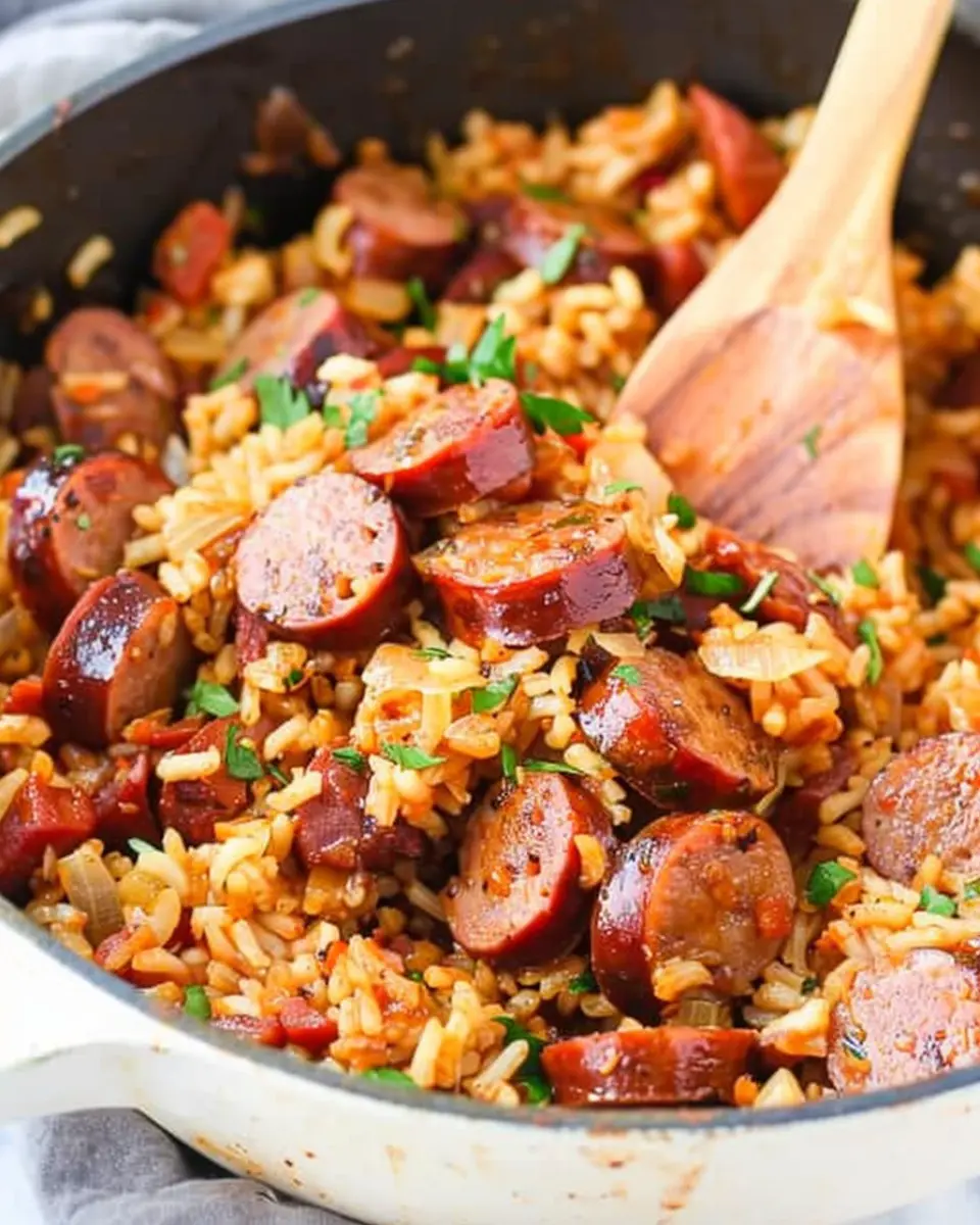 One Pot Smoked Sausage And Rice: Easy Comfort Food Delight