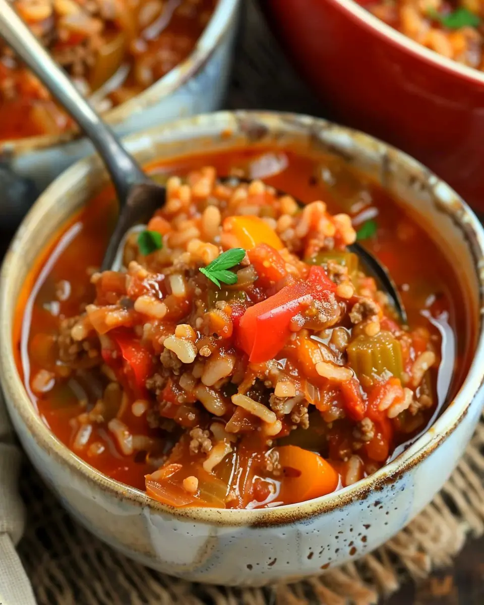 Stuffed Peppers Soup: A Hearty and Easy Comfort Recipe