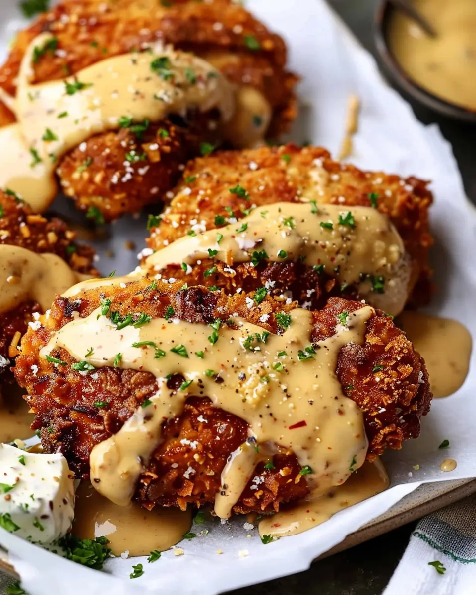 Pretzel Crusted Chicken: Easy Recipe with Cheddar-Mustard Sauce