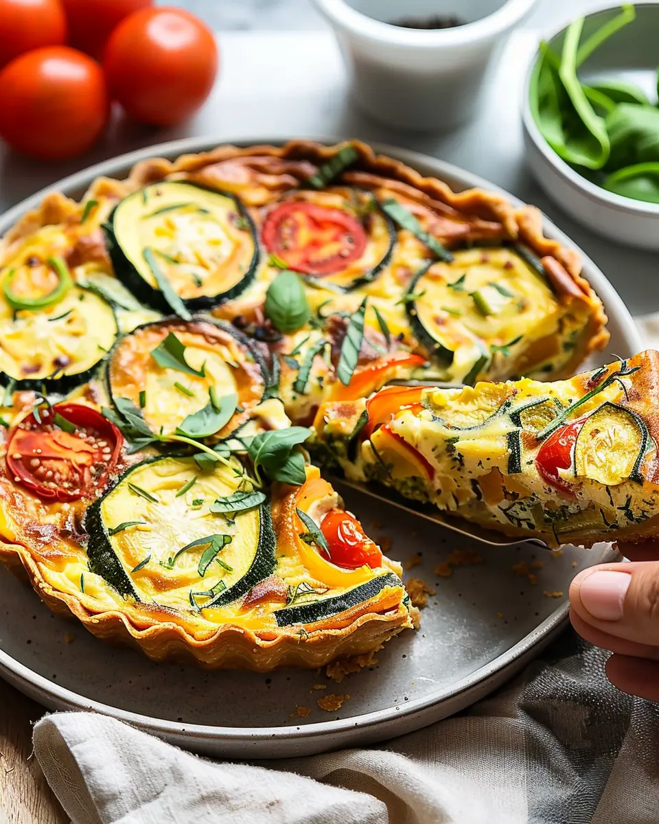 Crustless Garden Vegetable Quiche: Easy, Healthy Delight for All