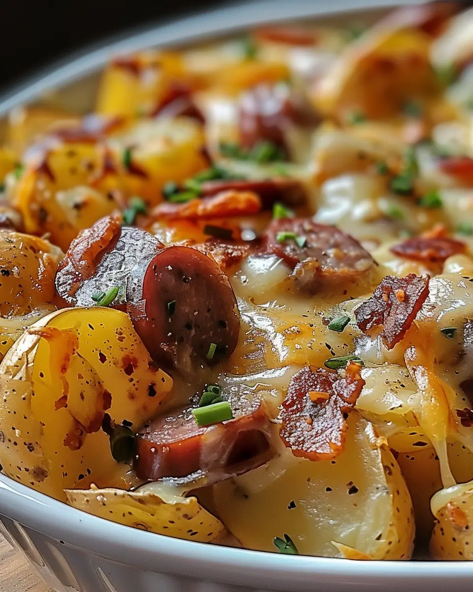 Cheesy Ranch Potatoes and Smoked Sausage: Easy Comfort Food Delight
