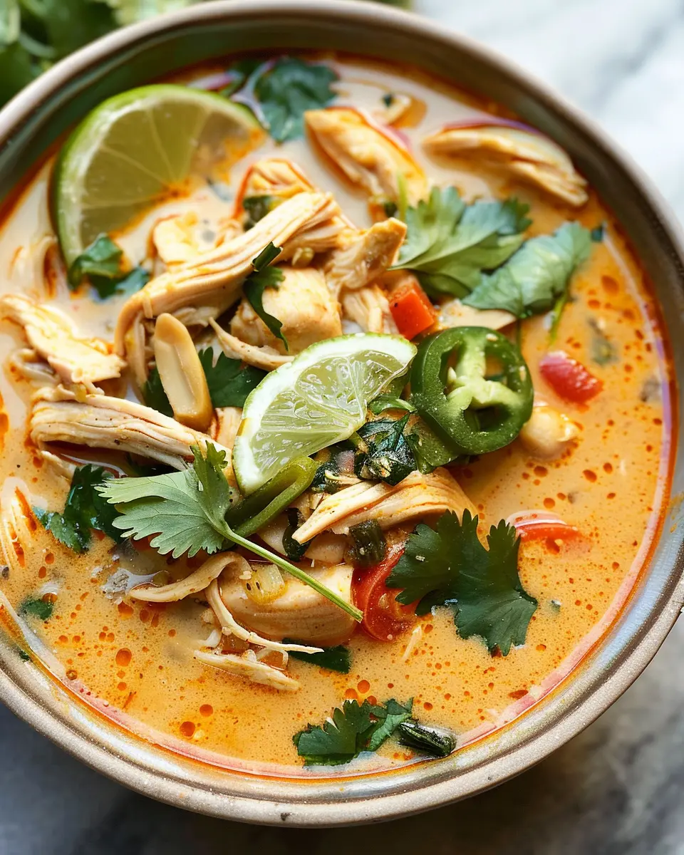 Easy Thai Chicken Curry Soup: A Cozy Bowl of Comfort and Flavor
