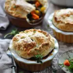 Roasted Autumn Vegetable Pot Pies