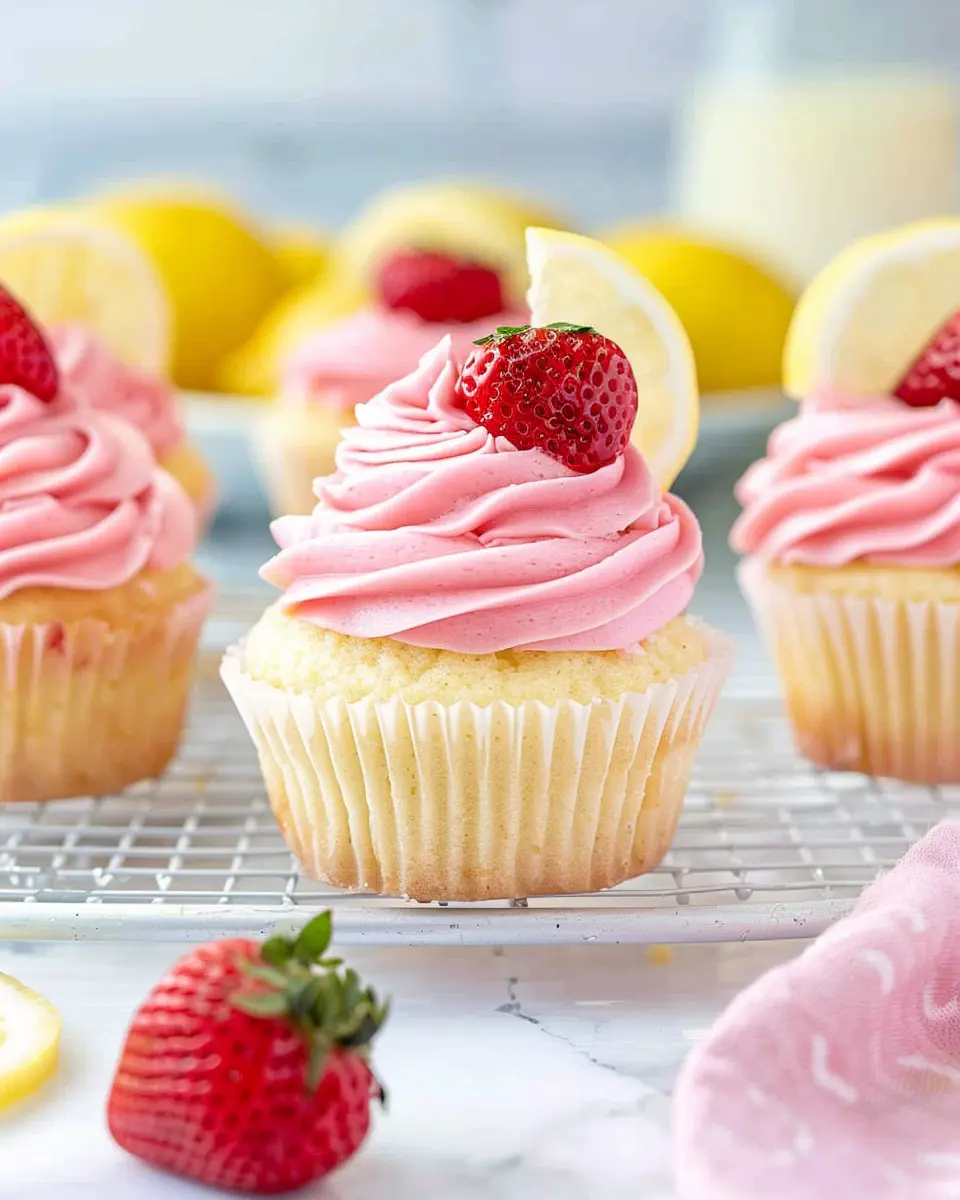 Strawberry Lemonade Cupcakes: Easy, Refreshing Summer Treats