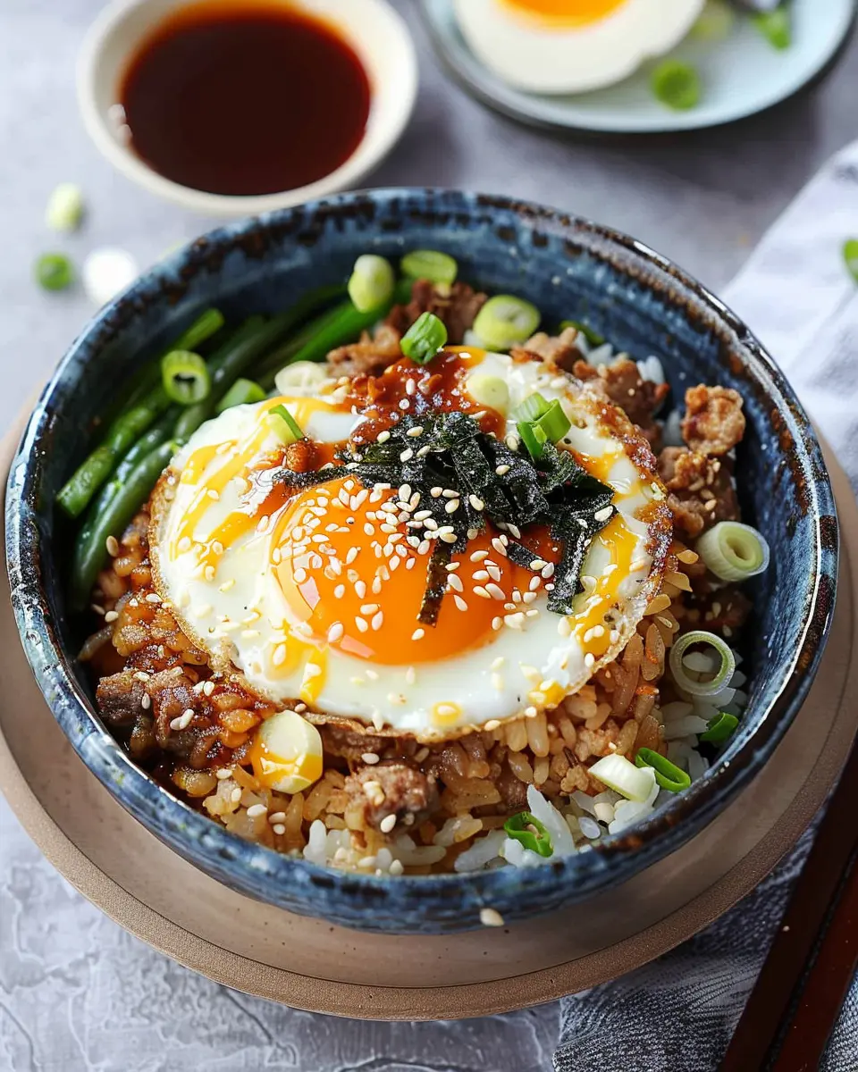 Gyeran Bap: The Easy, Comforting Rice Bowl with Turkey Bacon