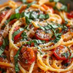 TOMATO GARLIC PASTA QUICK EASY