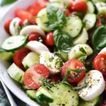 Cucumber Caprese Salad