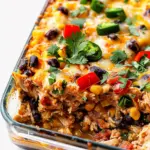 Easy Chicken Burrito Casserole