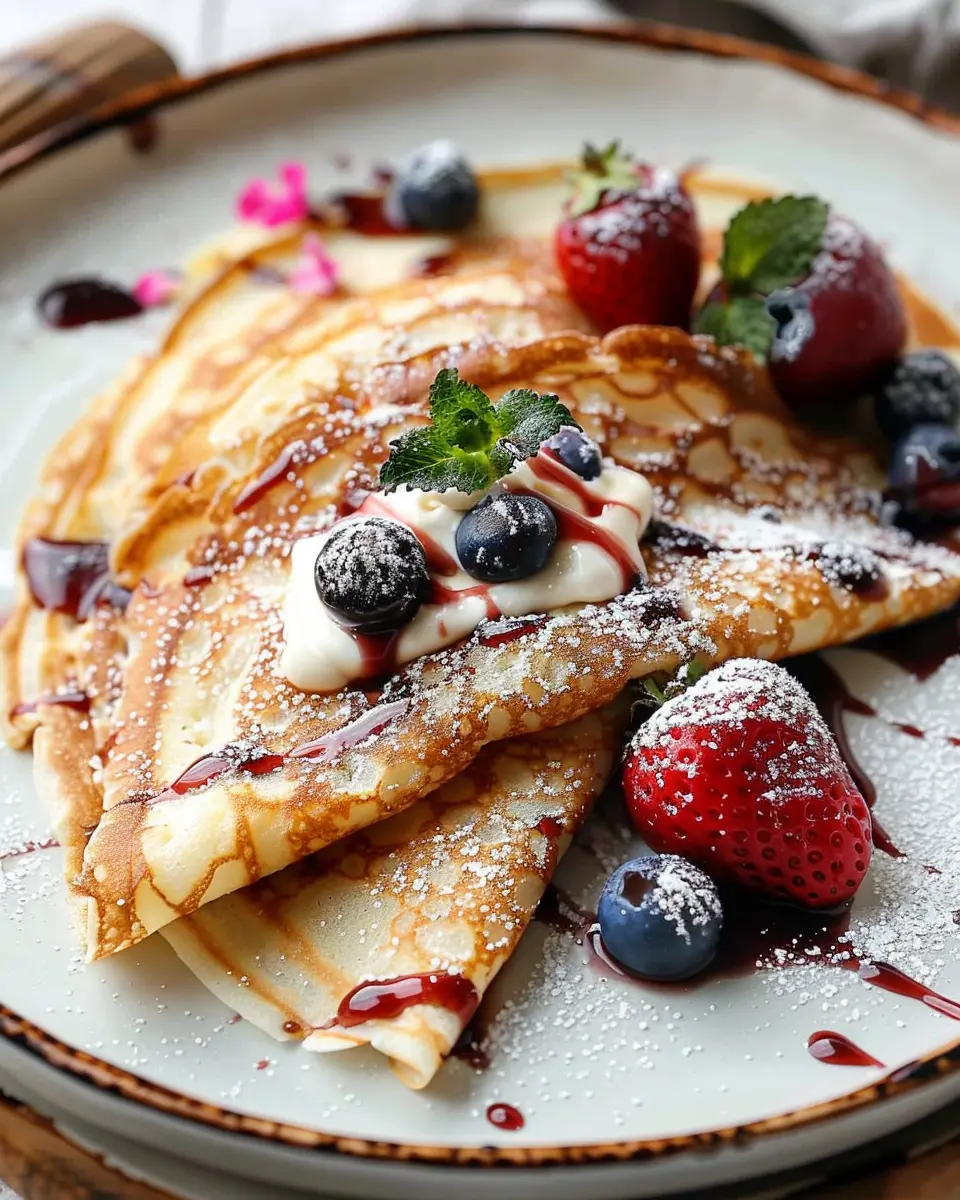 Homemade crepes: Easy Recipes for Sweet and Savory Delights