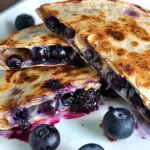 Blueberry Breakfast Quesadilla